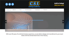 Desktop Screenshot of csicoils.com